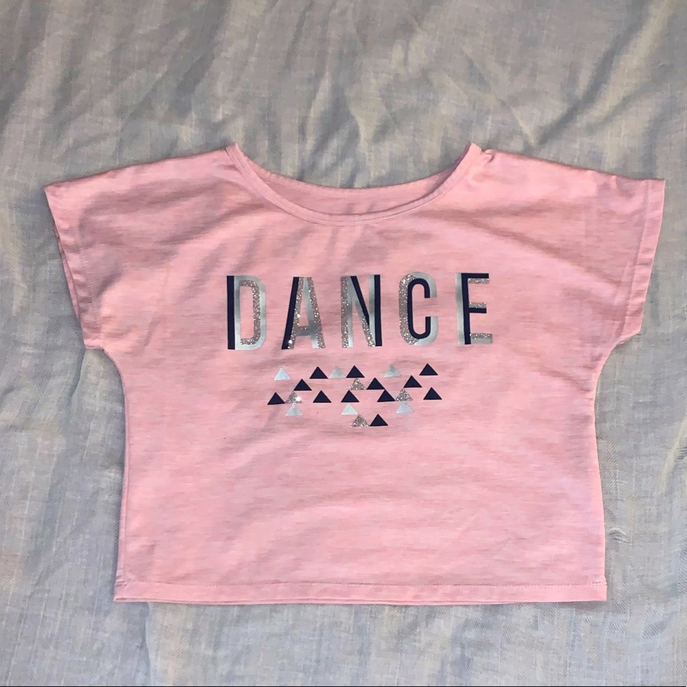 Pink dance crop